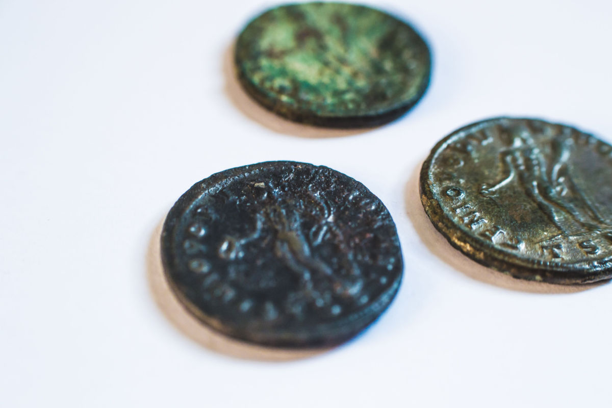 Cleaning Some Ancient Roman Coins 